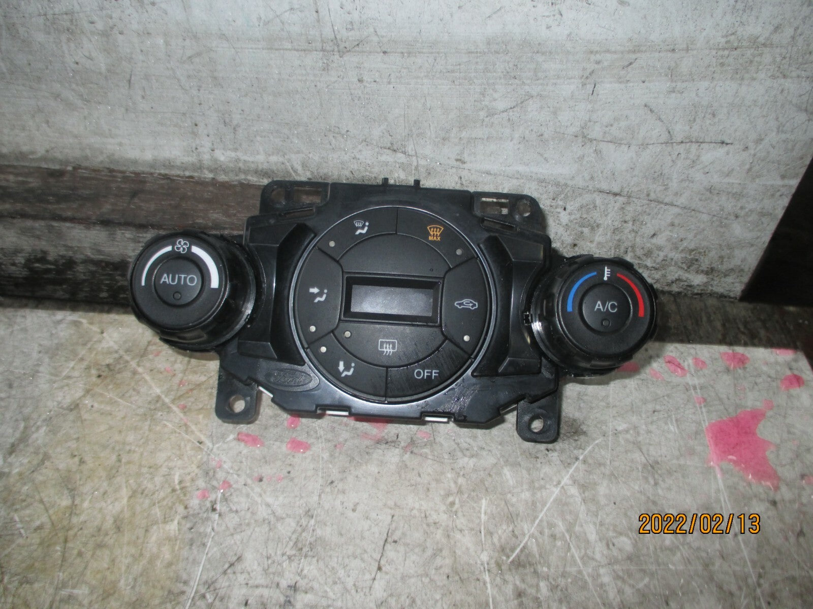 FORD ECOSPORT 2016 HEATER AC CLIMATE CONTROL SWITCH PANEL DN1T18C612AF