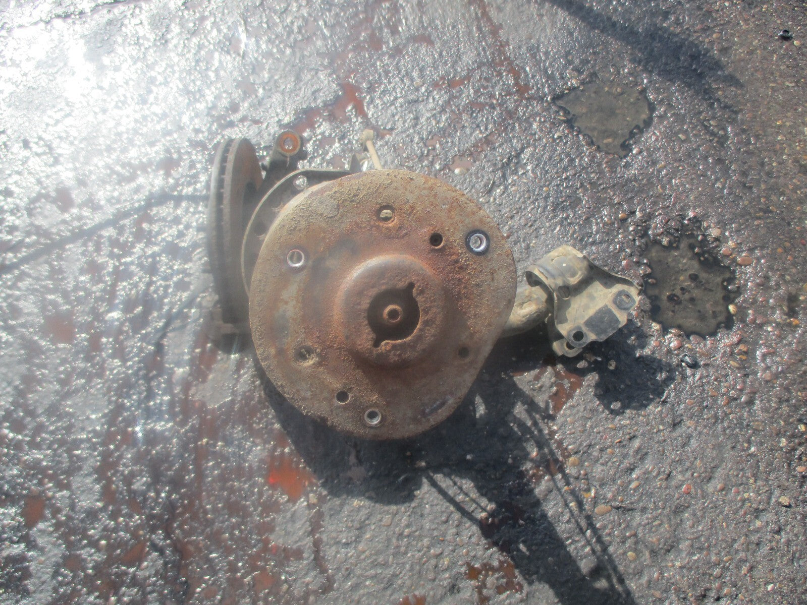 FORD MONDEO MK4 2014 2.0 DIESEL AUTO NSF PASSENGER FRONT LEG CALIPER SHOCK HUB