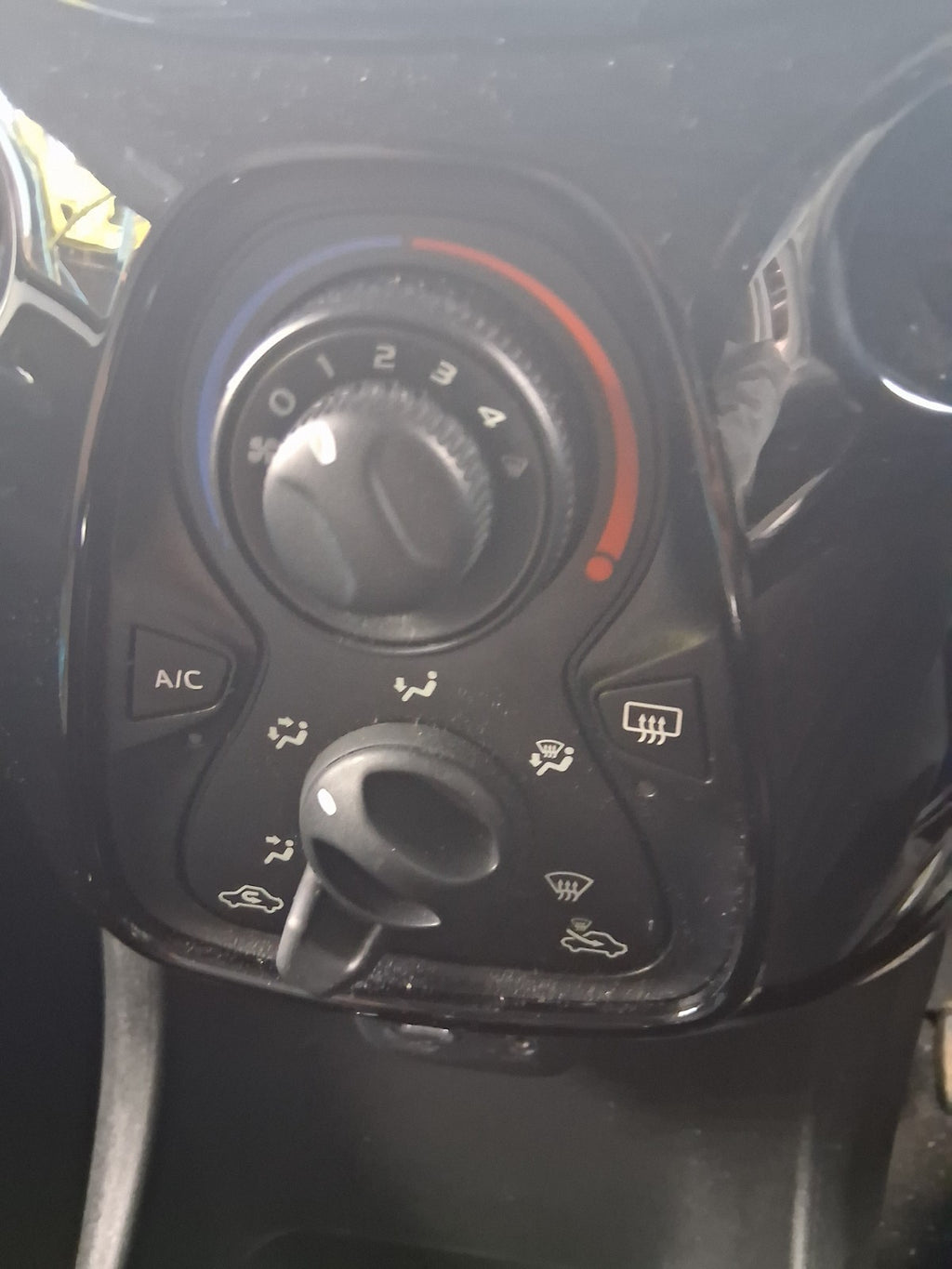 2018 CITROEN C1 FLAIR MK2 AC HEATER CLIMATE CONTROL PANEL SWITCH