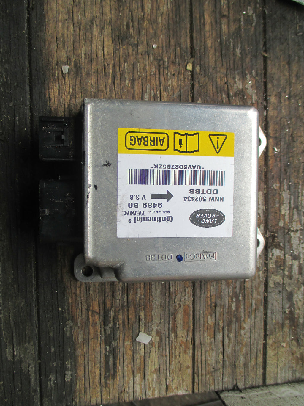 RANGE ROVER SPORT 2005 L320 SAFETY BAG CONTROL MDOULE NNW5024DDTBB