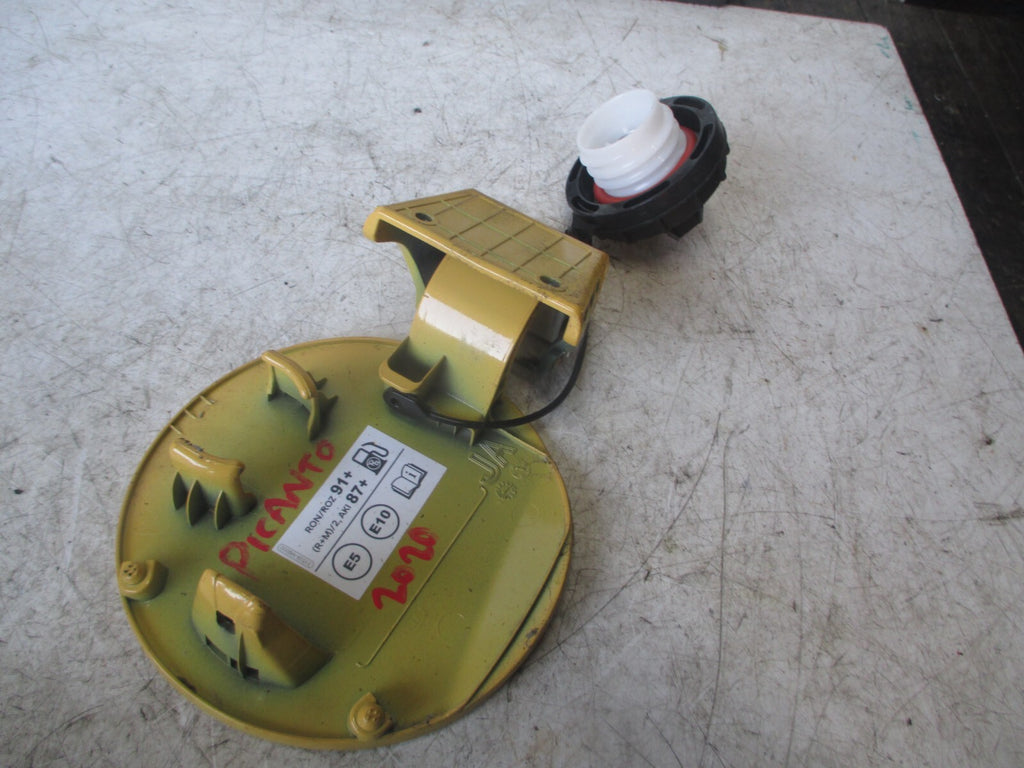 KIA PICANTO 2020 MK3 PETROL FUEL FILLER FLAP YELLOW METALLIC