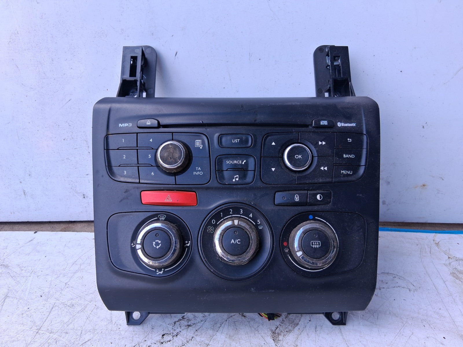 2013 CITROEN C4 MK2 HEATER AC CLIMATE CONTROL SWITCH PANEL