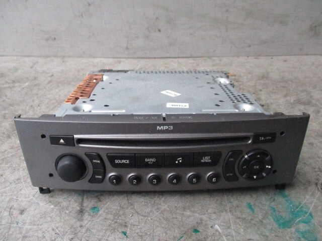 2009 PEUGEOT 308 MK1 RADIO STEREO CD PLAYER HEAD UNIT 96650206XH