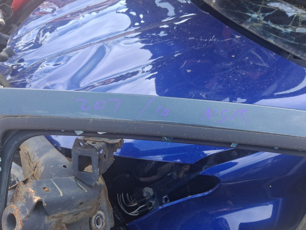 2010 PEUGEOT 207 HATCHBACK NSR PASSENGER SIDE REAR DOOR GREY