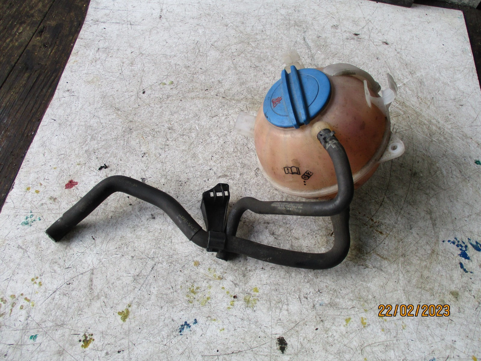 VW VOLKSWAGEN GOLF MK6 2010 COOLANT OVERFLOW HEADER TANK 1K0121407A