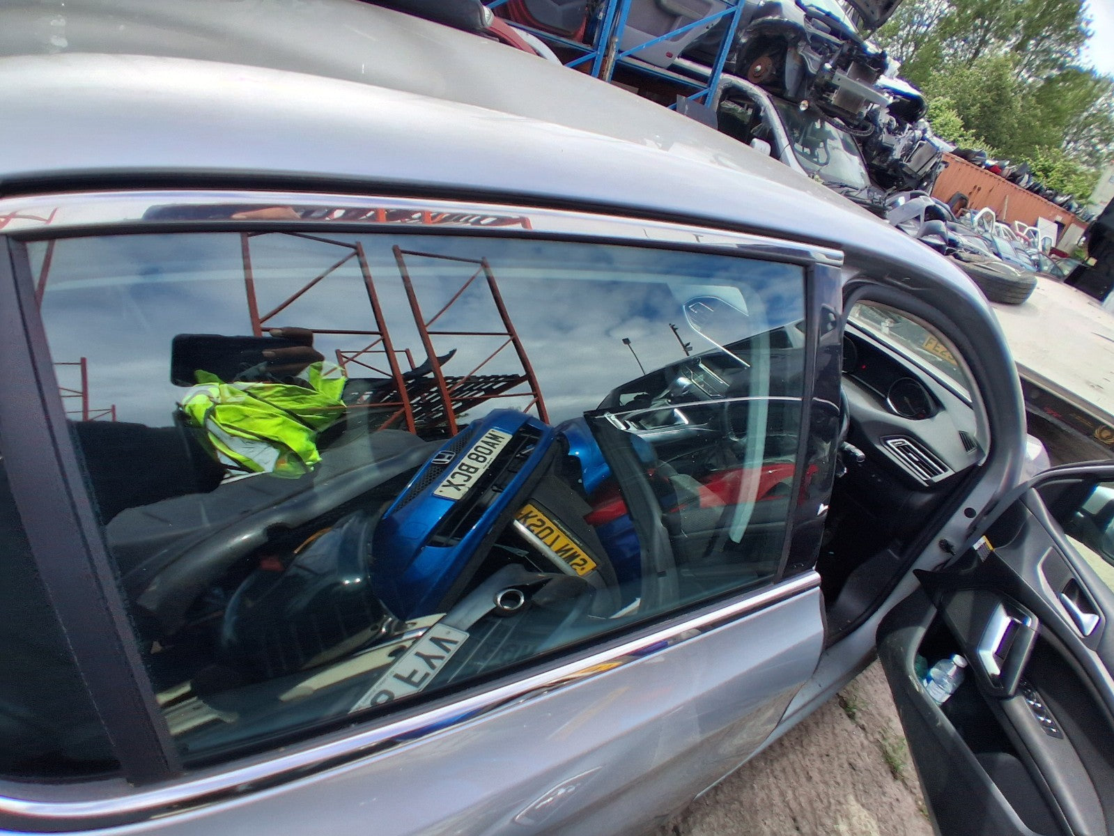 2014 PEUGEOT 308 MK2 HATCH OSR DRIVER SIDE REAR MAIN WINDOW GLASS