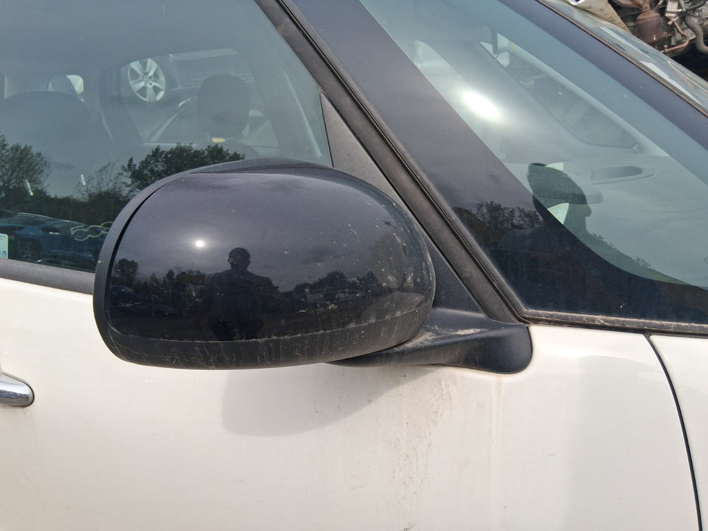 2019 FIAT 500L URBAN OS DRIVER SIDE FRONT MANUAL FOLD WING MIRROR BLACK