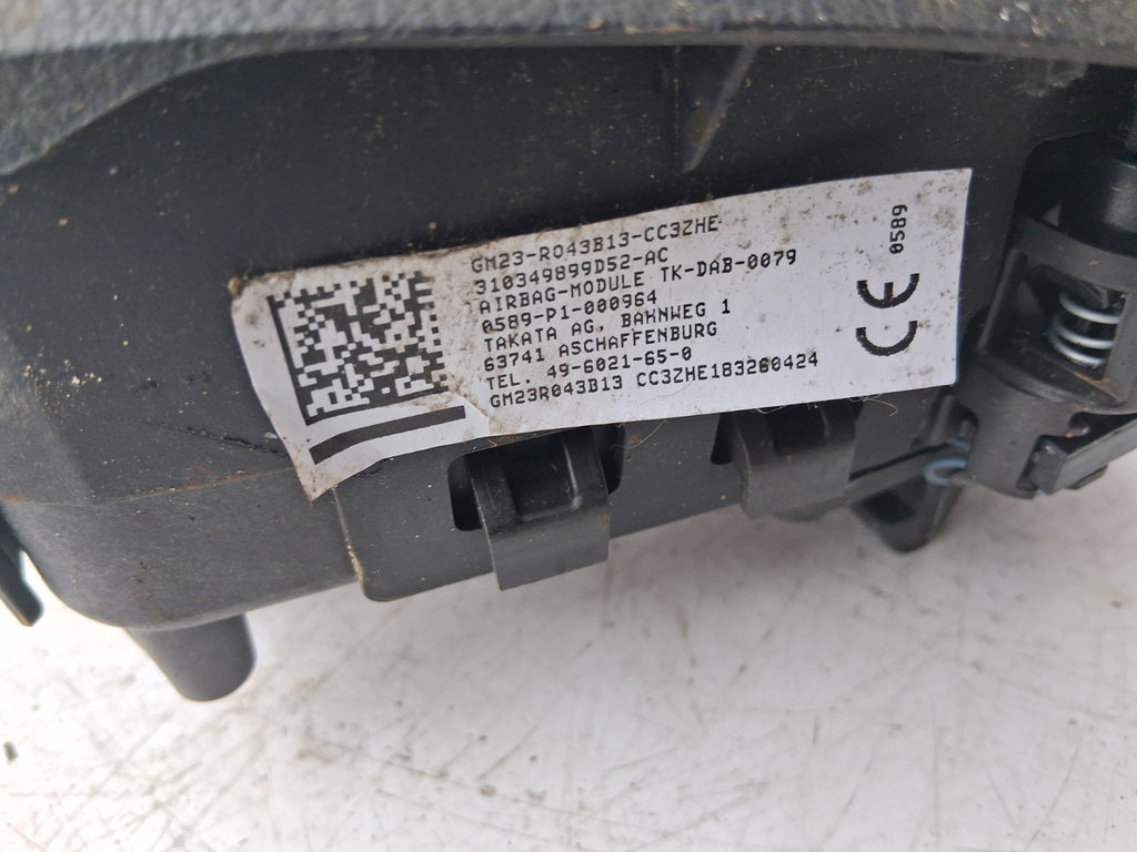 2016 FORD MONDEO MK5 STEERING WHEEL AIRBAG BLACK 3074295