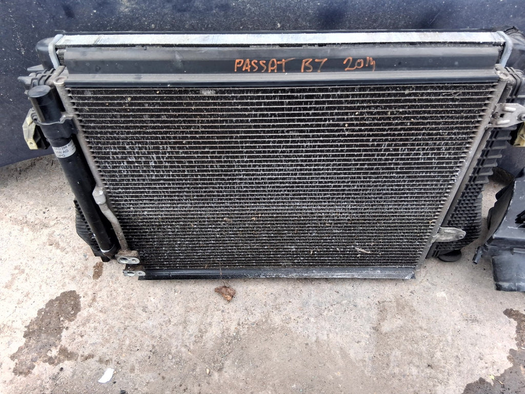 2014 VW VOLKSWAGEN PASSAT B7 2.0 DIESEL COMPLETE RAD PACK RADIATOR FRONT PANEL