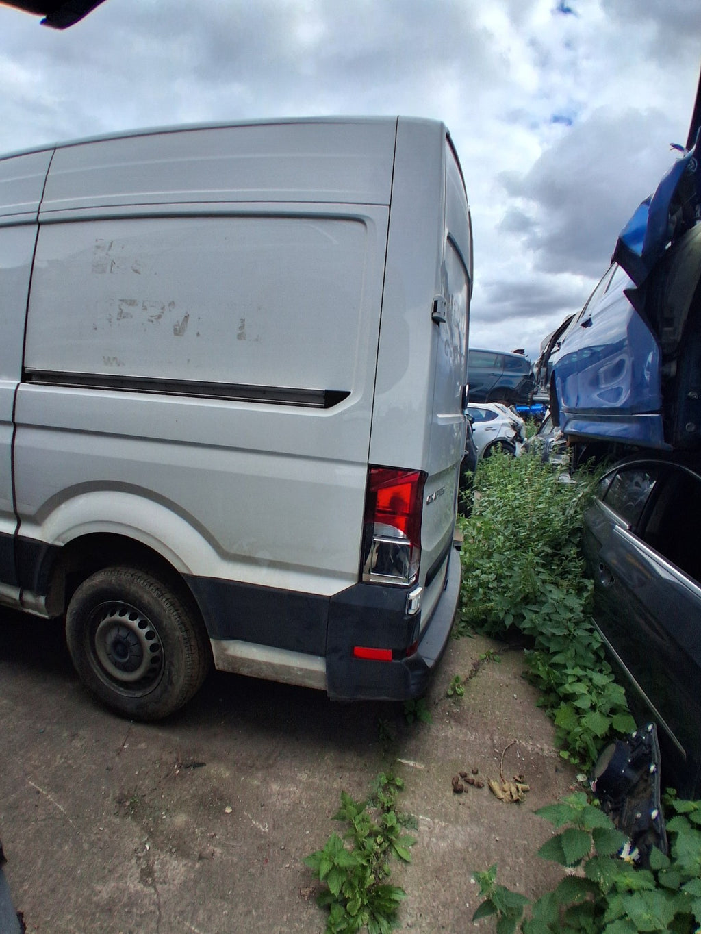 2022 VW VOLKSWAGEN CRAFTER MK2 NSR PASSENGER SIDE REAR QUARTER PANEL WHITE