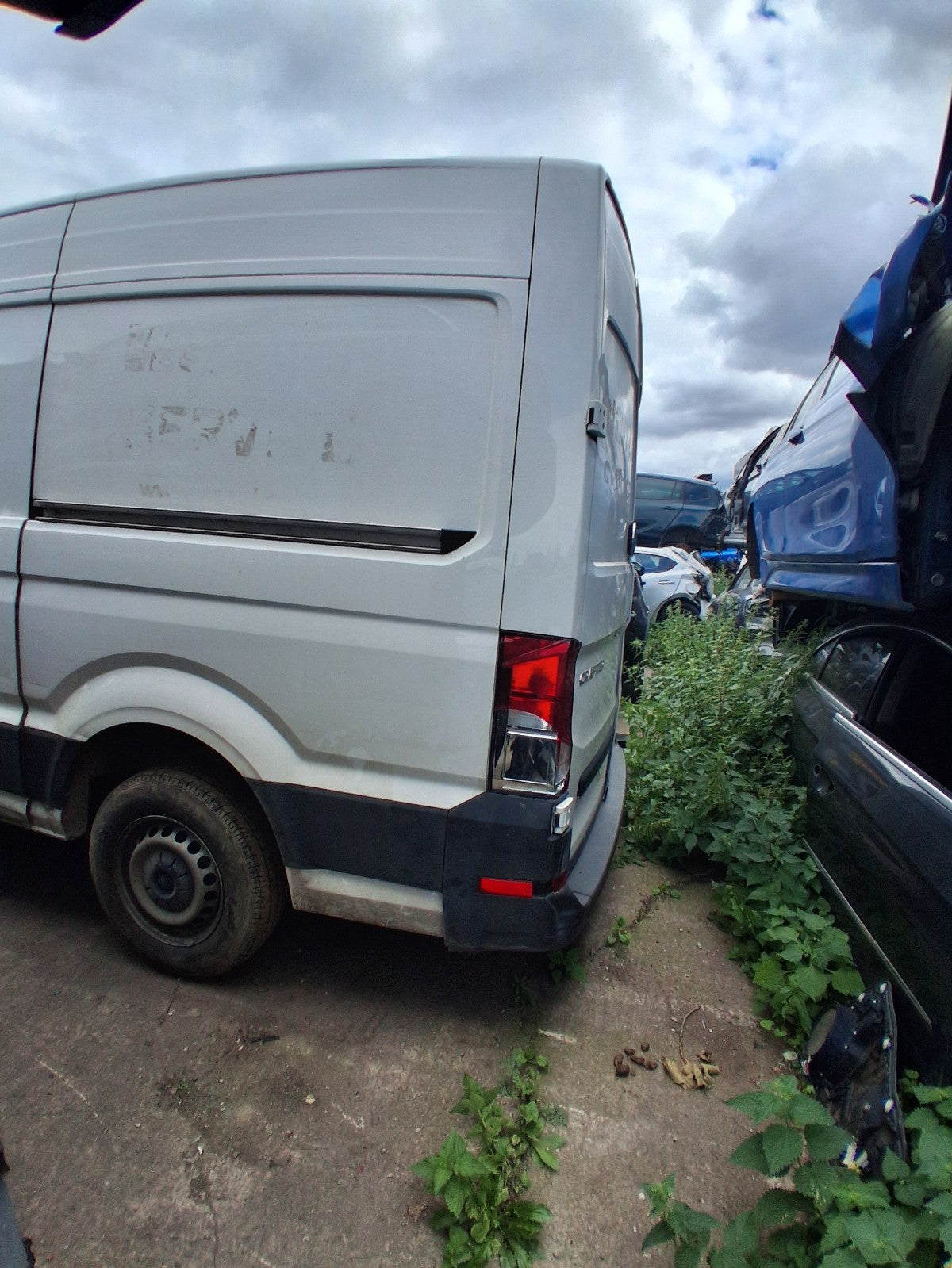 2022 VW VOLKSWAGEN CRAFTER MK2 NSR PASSENGER SIDE REAR QUARTER PANEL WHITE
