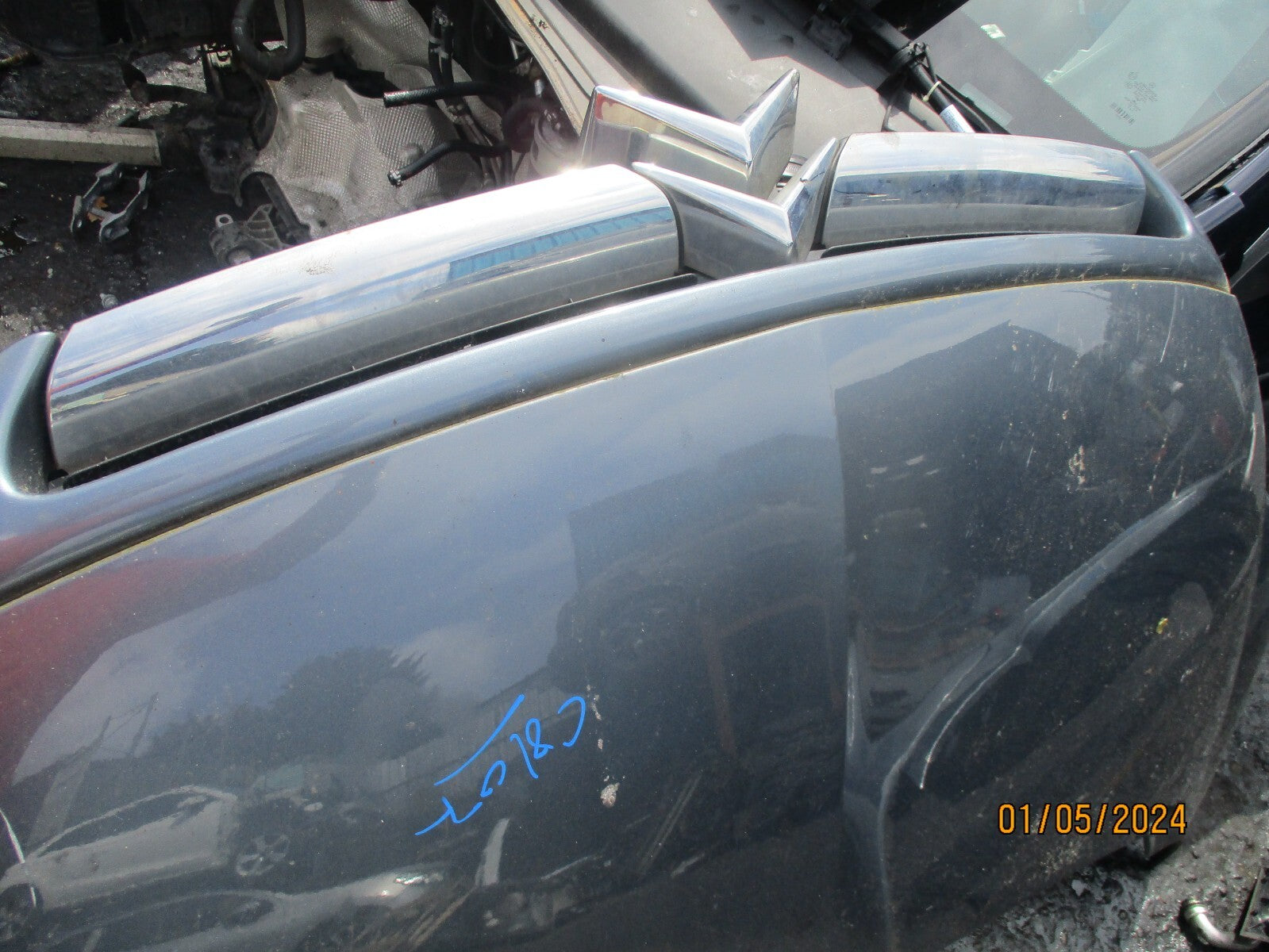 CITROEN C8 MK2 2007 FRONT COMPLETE BONNET HOOD GREY