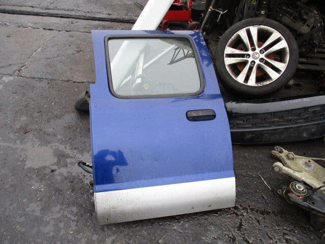 NISSAN NAVARA D22 2003 NSR PASSENGER SIDE REAR COMPLETE DOOR BLUE 2Y9
