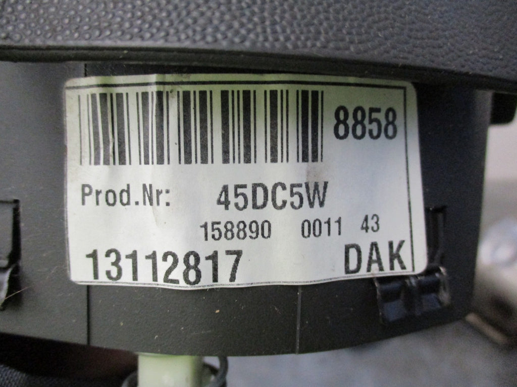VAUXHALL VECTRA C SIGNUM STEERING WHEEL AIRBAG 13112817