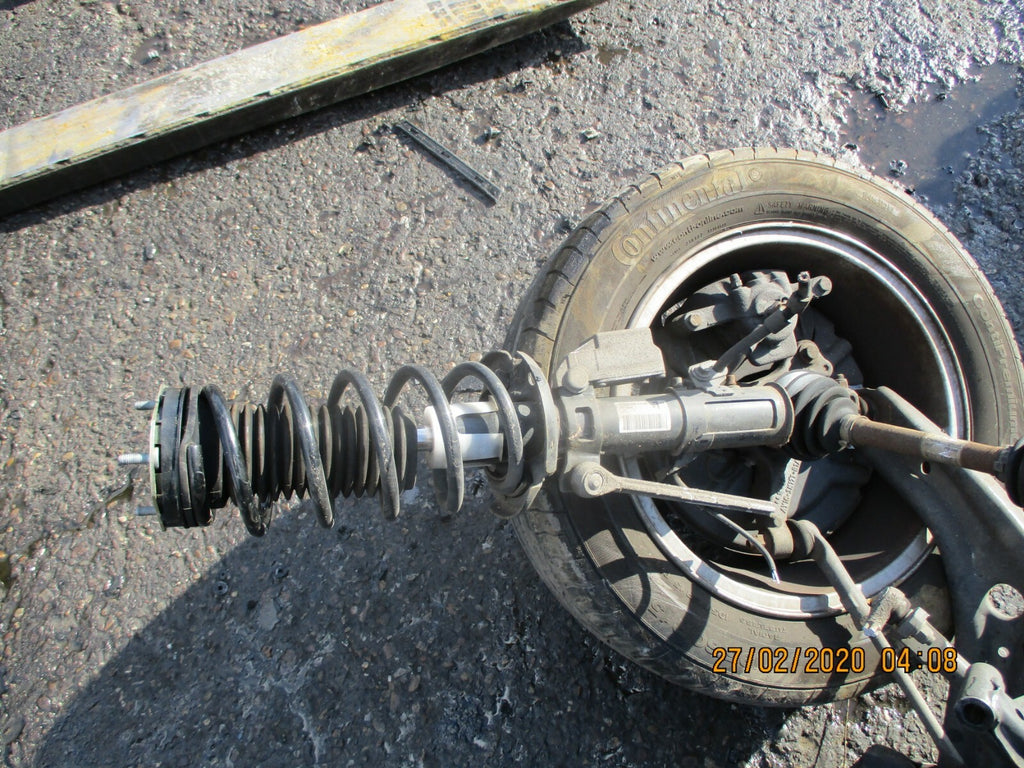 FORD B MAX 1.6 PETROL 2017 COMPLETE FRONT SUB FRAME AXLE DISC HUB SHOCK SPRING