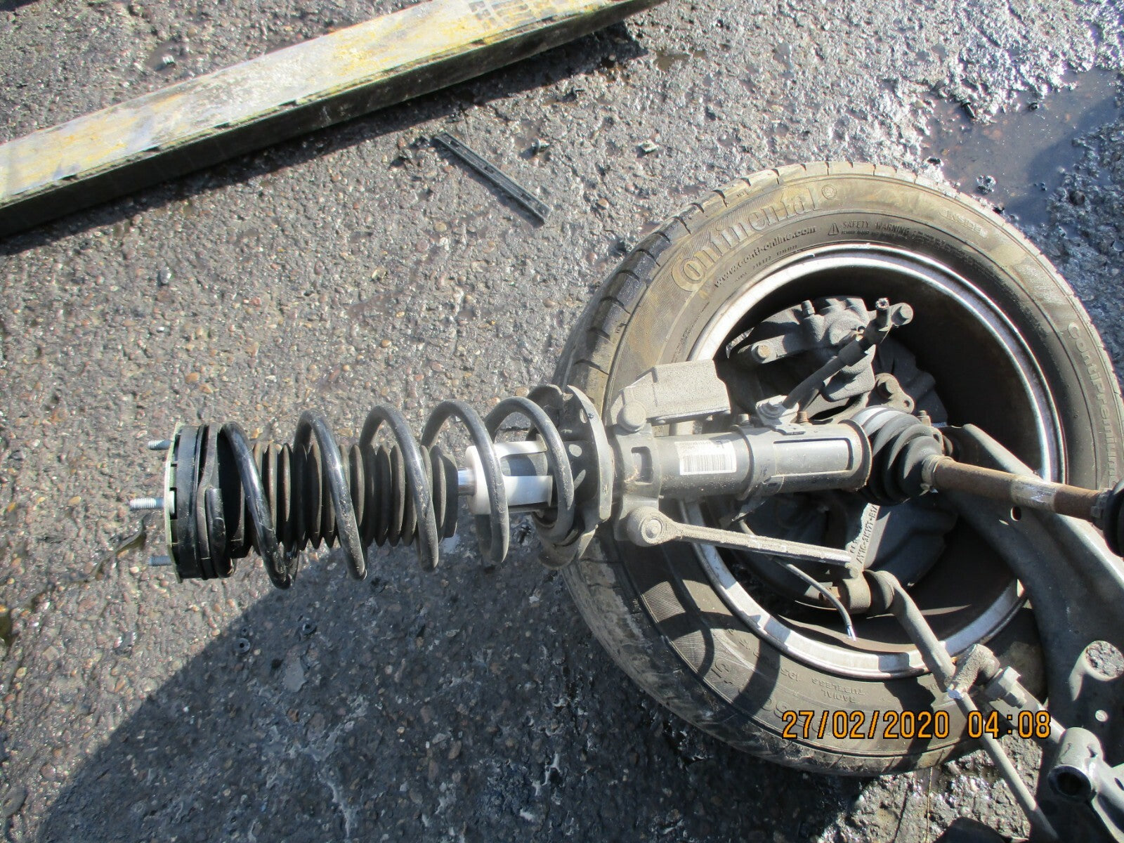FORD B MAX 1.6 PETROL 2017 COMPLETE FRONT SUB FRAME AXLE DISC HUB SHOCK SPRING
