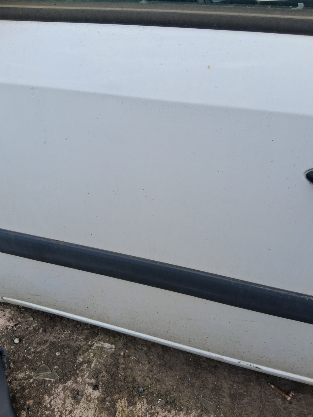 2020 RENAULT KANGOO MK2 NSF PASSENGER SIDE FRONT LEFT BARE DOOR WHITE