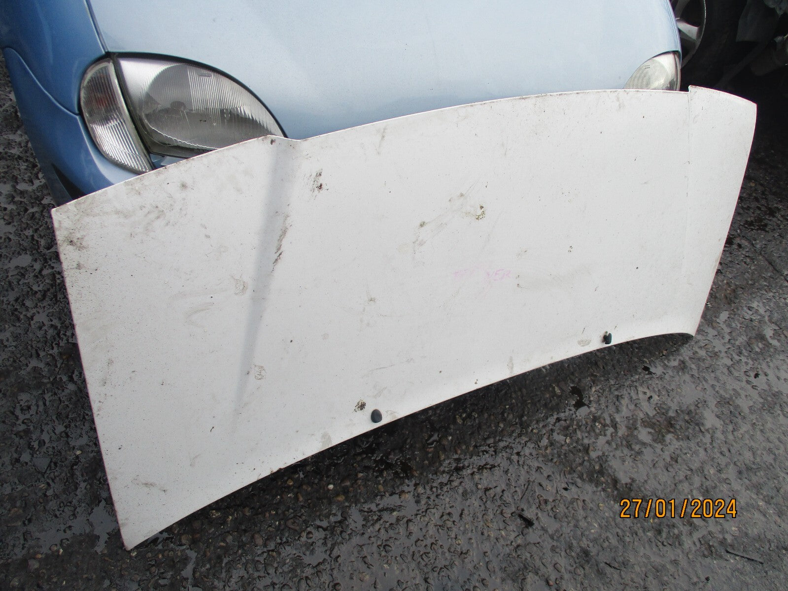 PEUGEOT EXPERT MK1 2004 FRONT COMPLETE BONNET HOOD WHITE