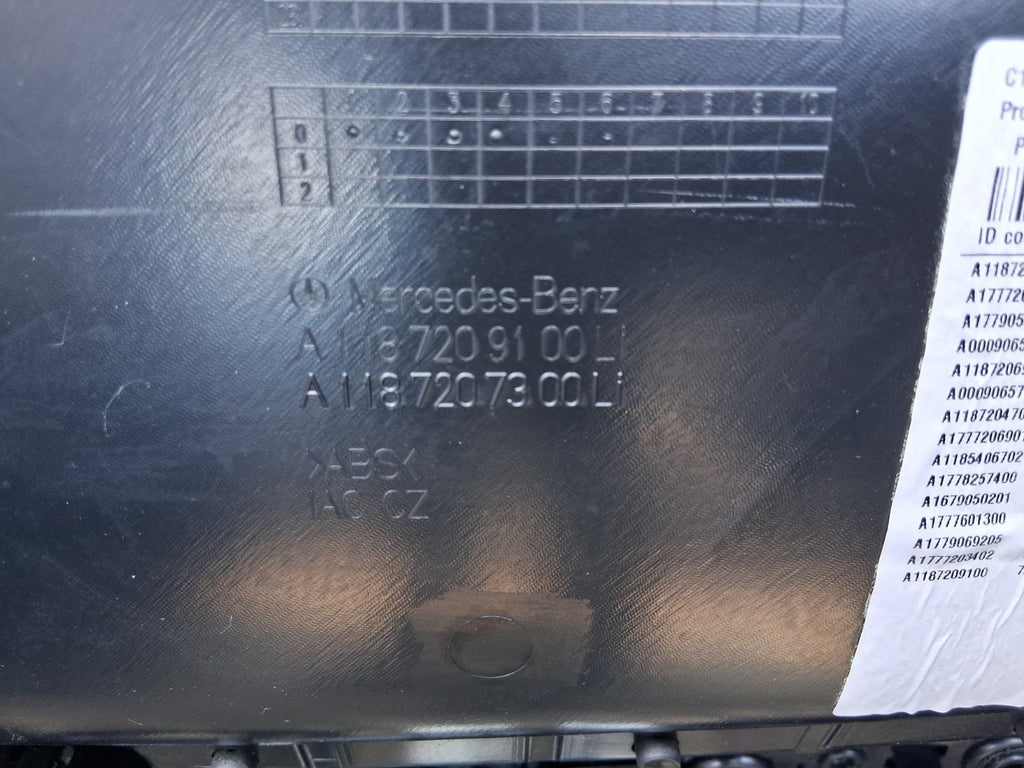 2023 MERCEDES CLA C118 NSF PASSENGER SIDE FRONT LEFT DOOR CARD PANEL A1187209100