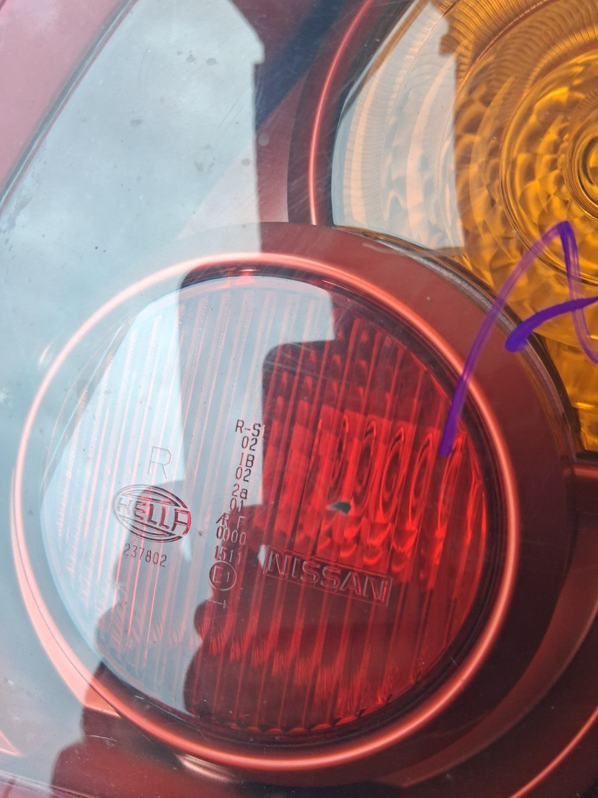 2005 NISSAN ALMERA OSR OFF RIGHT DRIVER SIDE REAR LIGHT