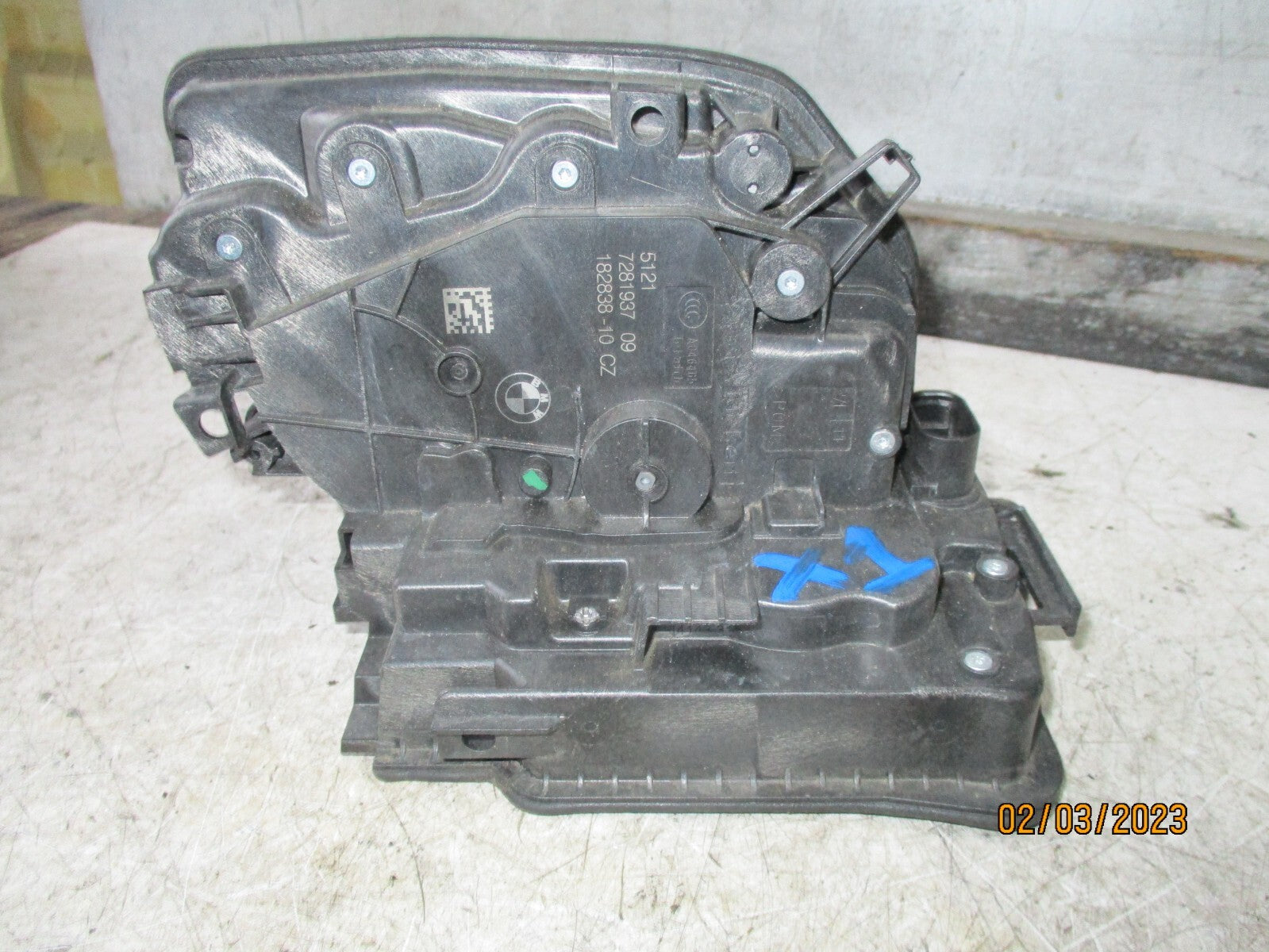 BMW X1 2018 F48 NSF PASSENGER SIDE FRONT DOOR LOCK MECHANISM 7281937