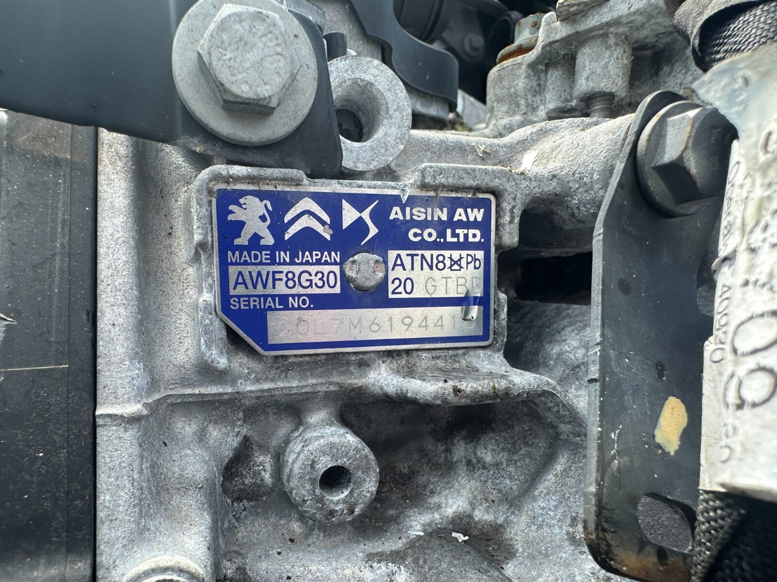 CITROEN C4 MK3 2021 1.2 PETROL AUTO AUTOMATIC GEARBOX 20GTBD