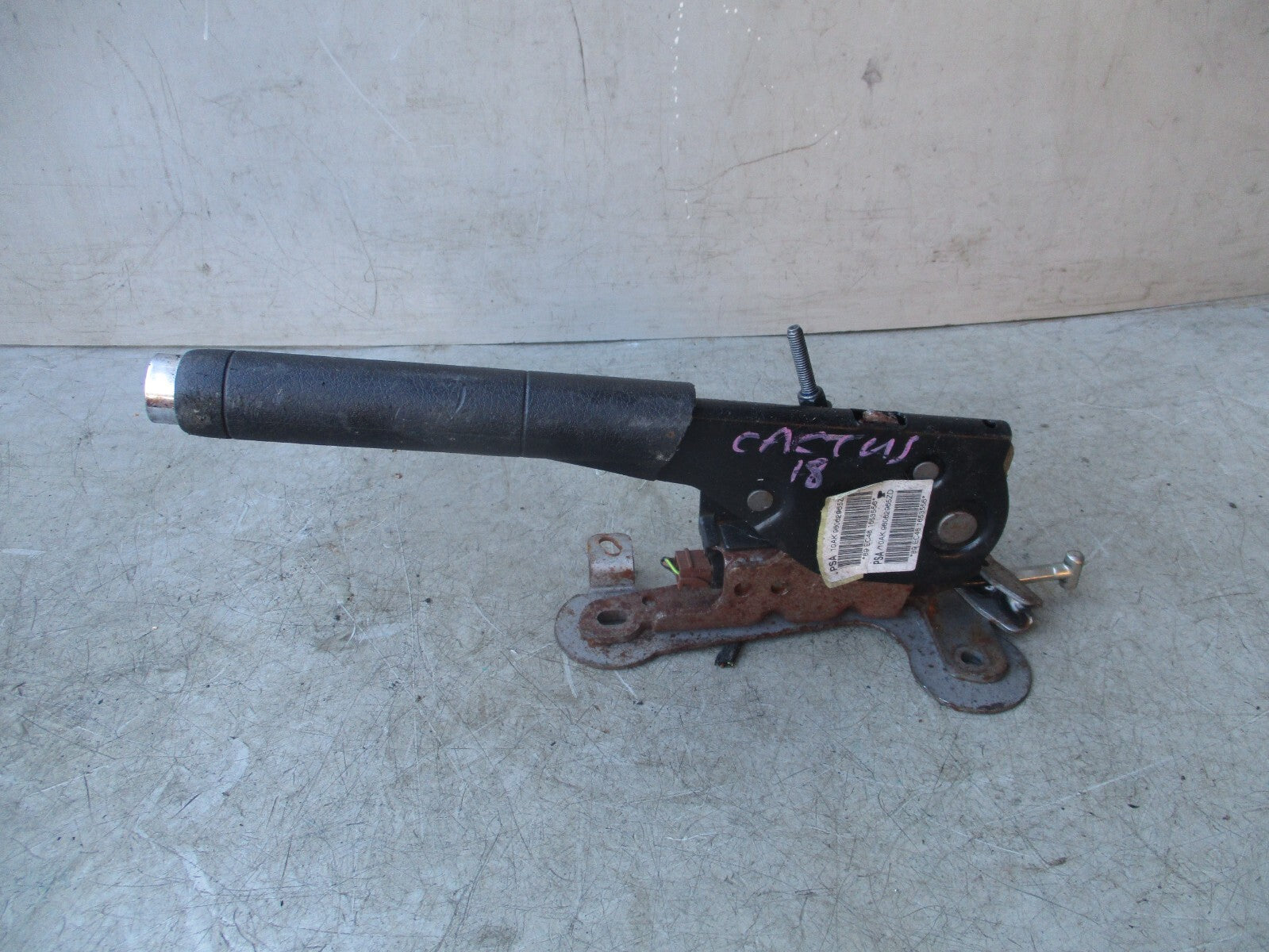 2018 CITROEN C4 CACTUS MANUAL HANDBRAKE LEVER MECHANISM