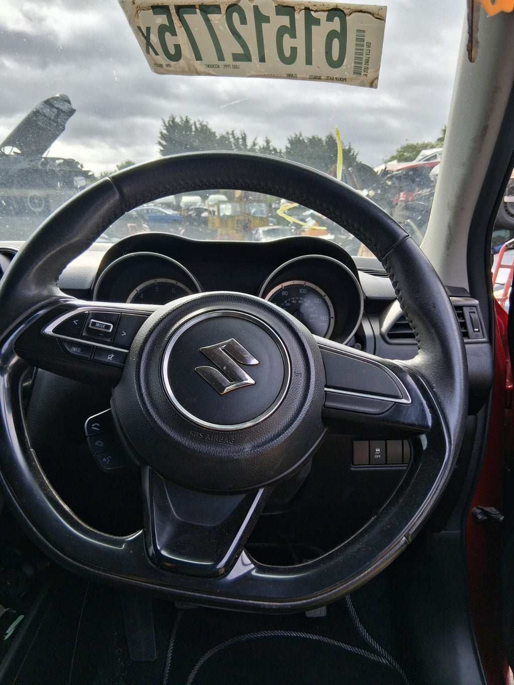 2019 SUZUKI SWIFT MK4 MULTIFUNCTIONAL STEERING WHEEL WITHOUT AIRBAG