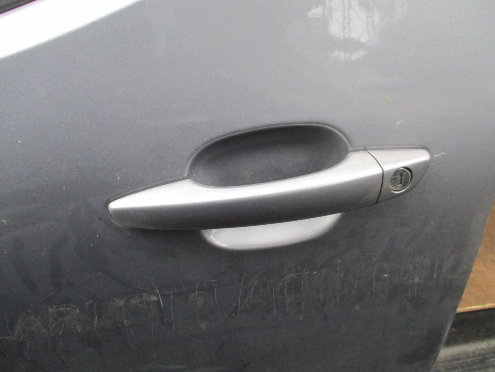 2019 VAUXHALL COMBO E MK4 NSF PASSENGER SIDE FRONT EXTERIOR DOOR HANDLE GREY KCA