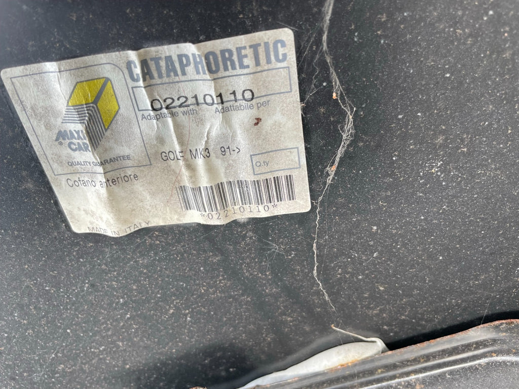 VW VOLKSWAGEN GOLF MK3 FRONT BONNET PANEL NEW OLD STOCK