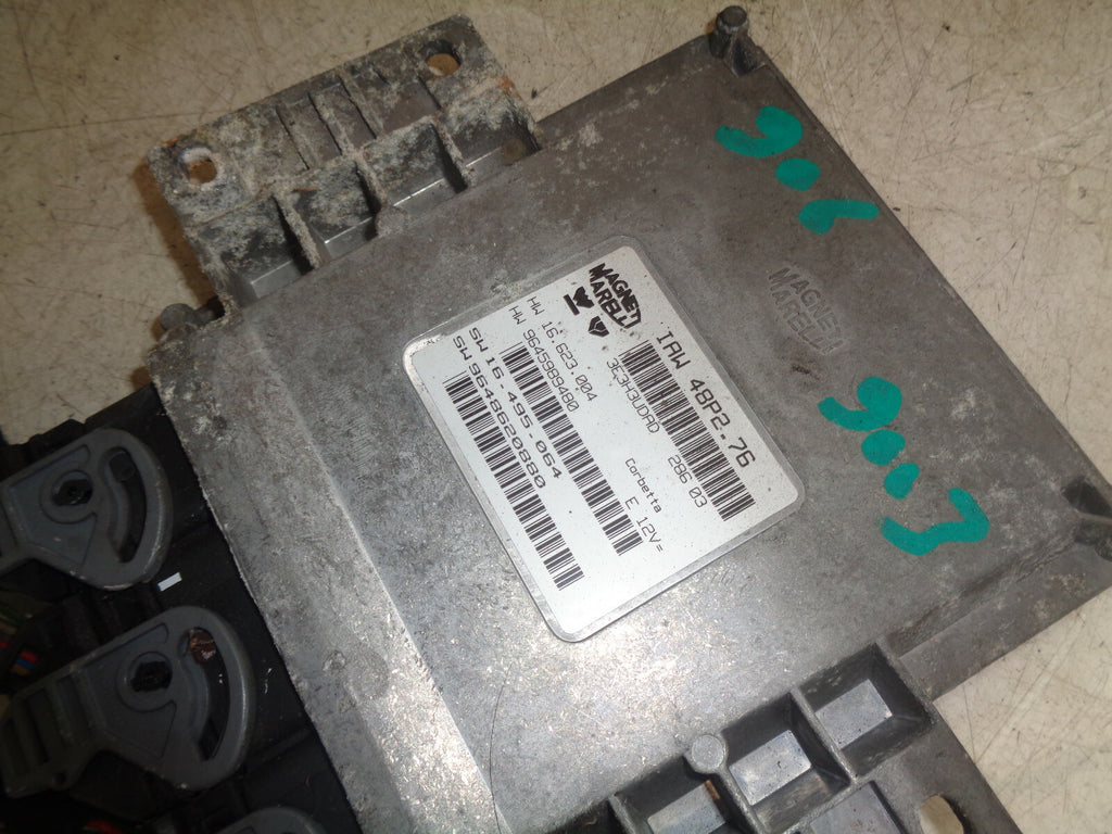 PEUGEOT 206 2003 1.4 PETROL ECU ENGINE CONTROL MODULE UNIT 9645989480