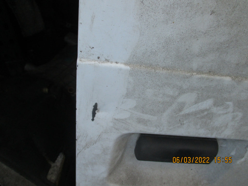 FORD TRANSIT 2009 MK3 OSR REAR DRIVER SIDE COMPLETE DOOR WHITE