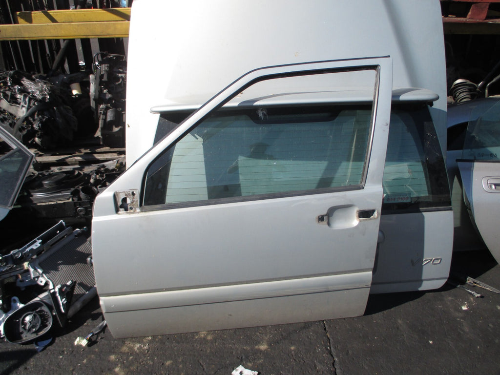 VOLVO V70 2000 NSF PASSENGER SIDE LEFT BARE DOOR SILVER