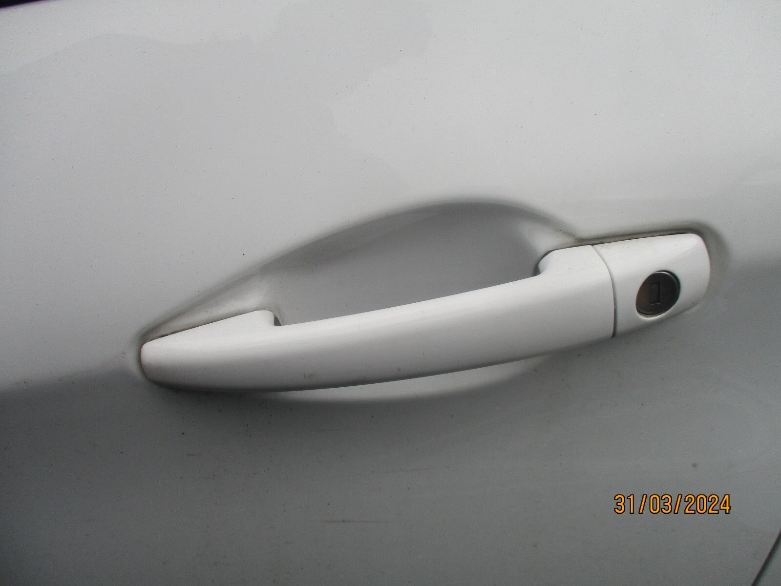 PEUGEOT 208 2016 3 DOOR NS PASSENGER SIDE EXTERIOR DOOR HANDLE BIANCA WHITE EWP
