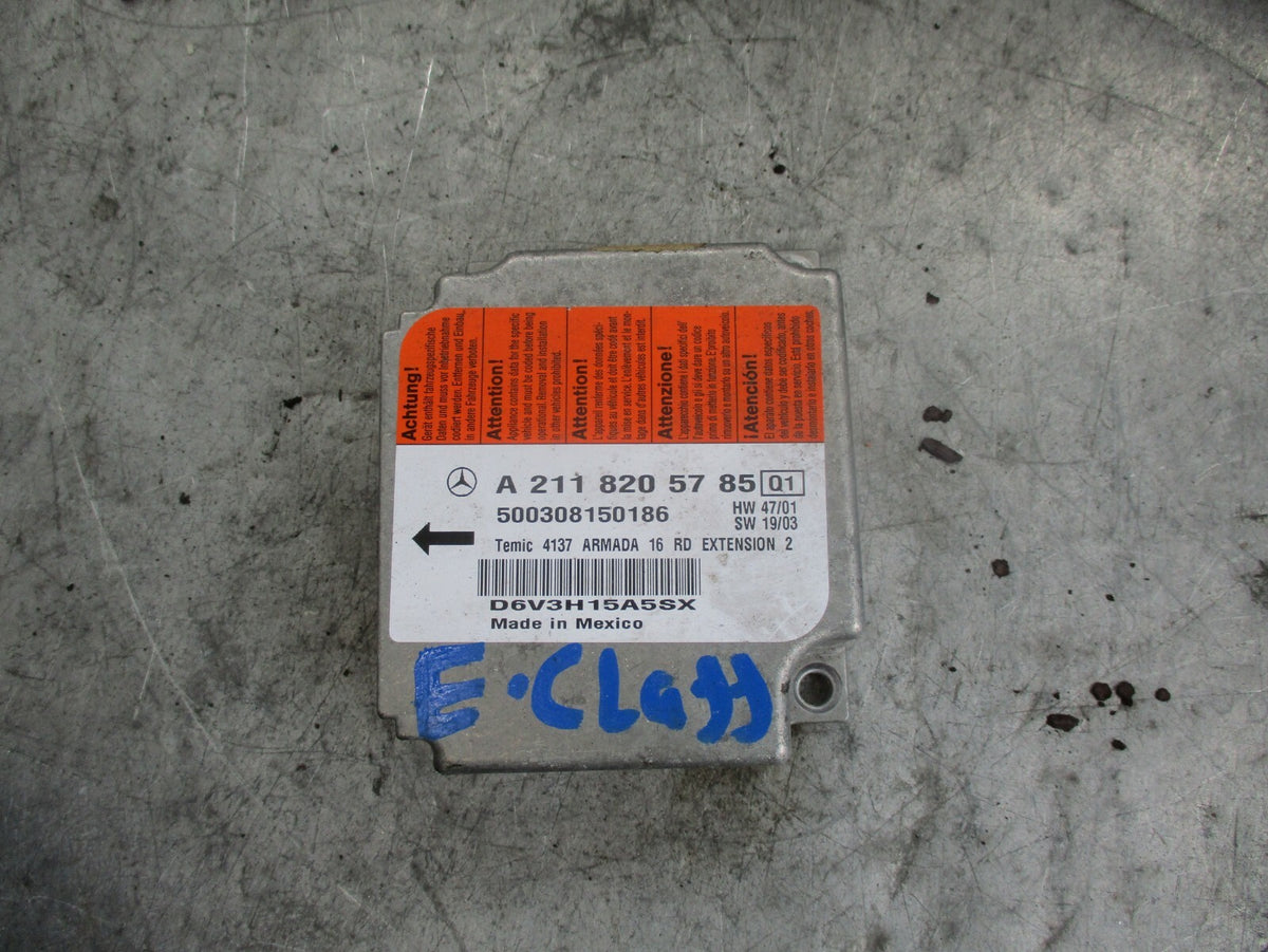 MERCEDES E CLASS W211 AIRBAG CONTROL ECU MODULE A2118205785