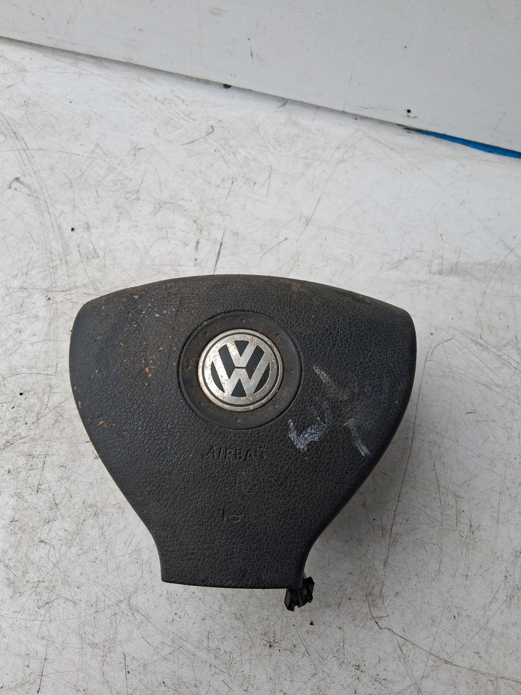 2007 VW VOLKSWAGEN GOLF MK5 STEERING WHEEL AIRBAG 1K0880201BK