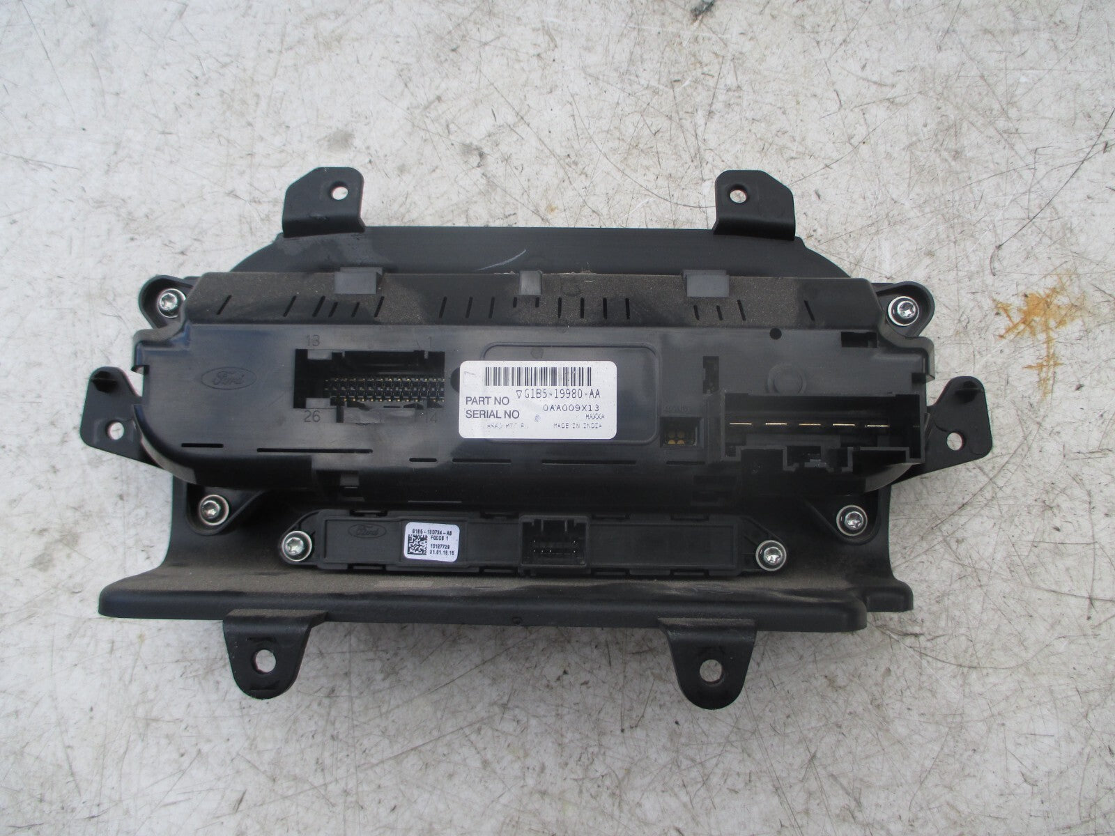 FORD KA + 2018 1.2 PETROL AIR CONDITIONING HEATER CONTROL SWITCHES G1B519980AA