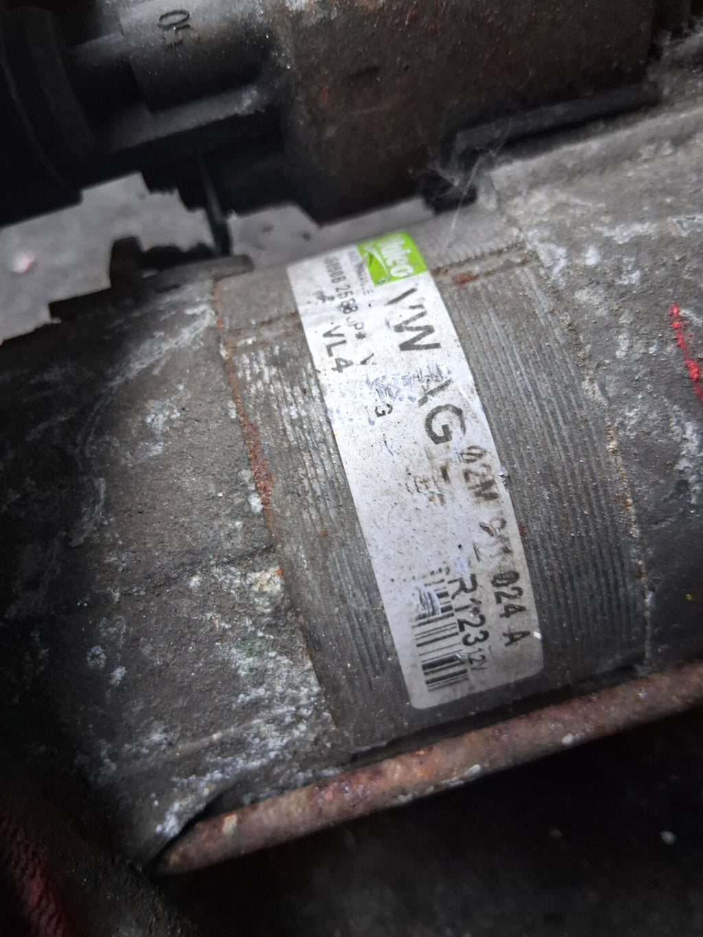 AUDI A3 8P MK2 1.6 PETROL STARTER MOTOR 02M911024A