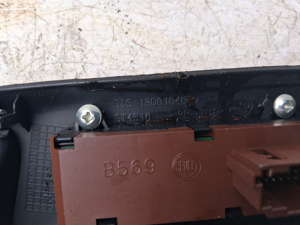 2016 PEUGEOT BOXER MK3 FRONT HAZARD SWITCH TRIM PANEL 7355861650