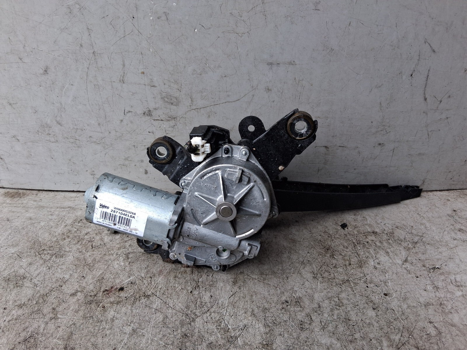 2018 NISSAN QASHQAI J11 REAR WINDSCREEN WIPER MOTOR MECHANISM 287104EL0A
