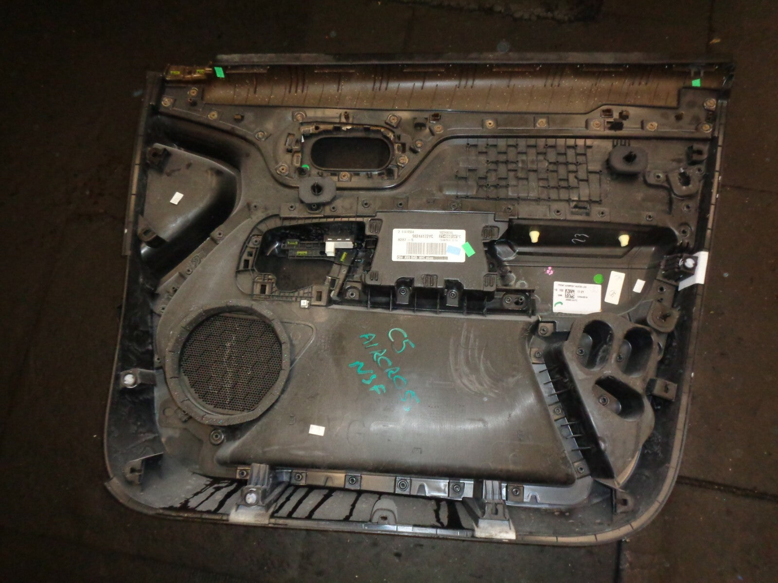 CITROEN C5 AIRCROSS 2019 NSF PASSENGER SIDE FRONT DOOR DOORCARD