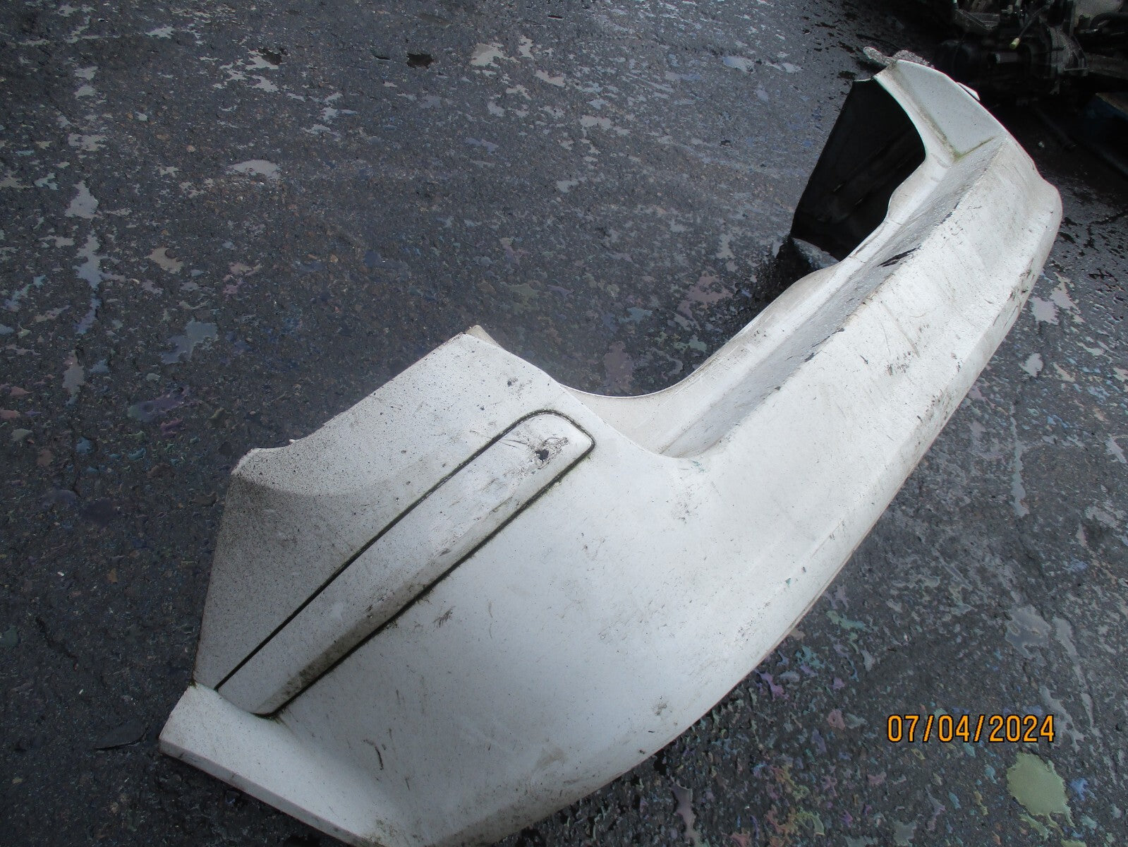 VAUXHALL ASTRA H 2009 3 DOOR VAN ESTATE REAR BUMPER WHITE