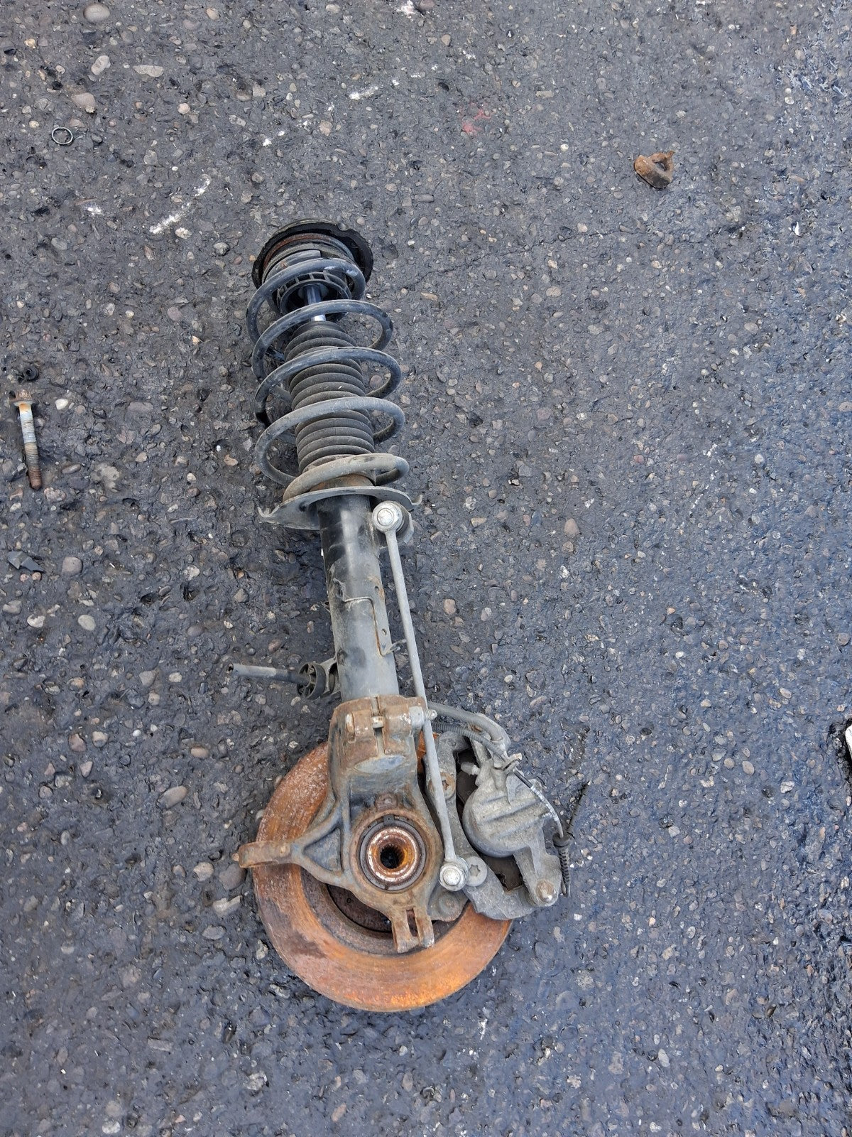 2021 CITROEN C3 MK3 1.2 PETROL MANUAL NS PASSENGER SIDE FRONT LEG SHOCK HUB