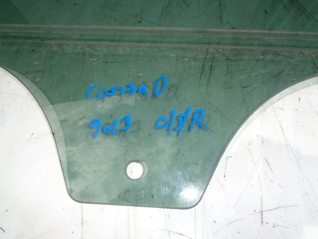 VAUXHALL CORSA D 2013 1.3 CDTI DIESEL OFF SIDE REAR WINDOW GLASS