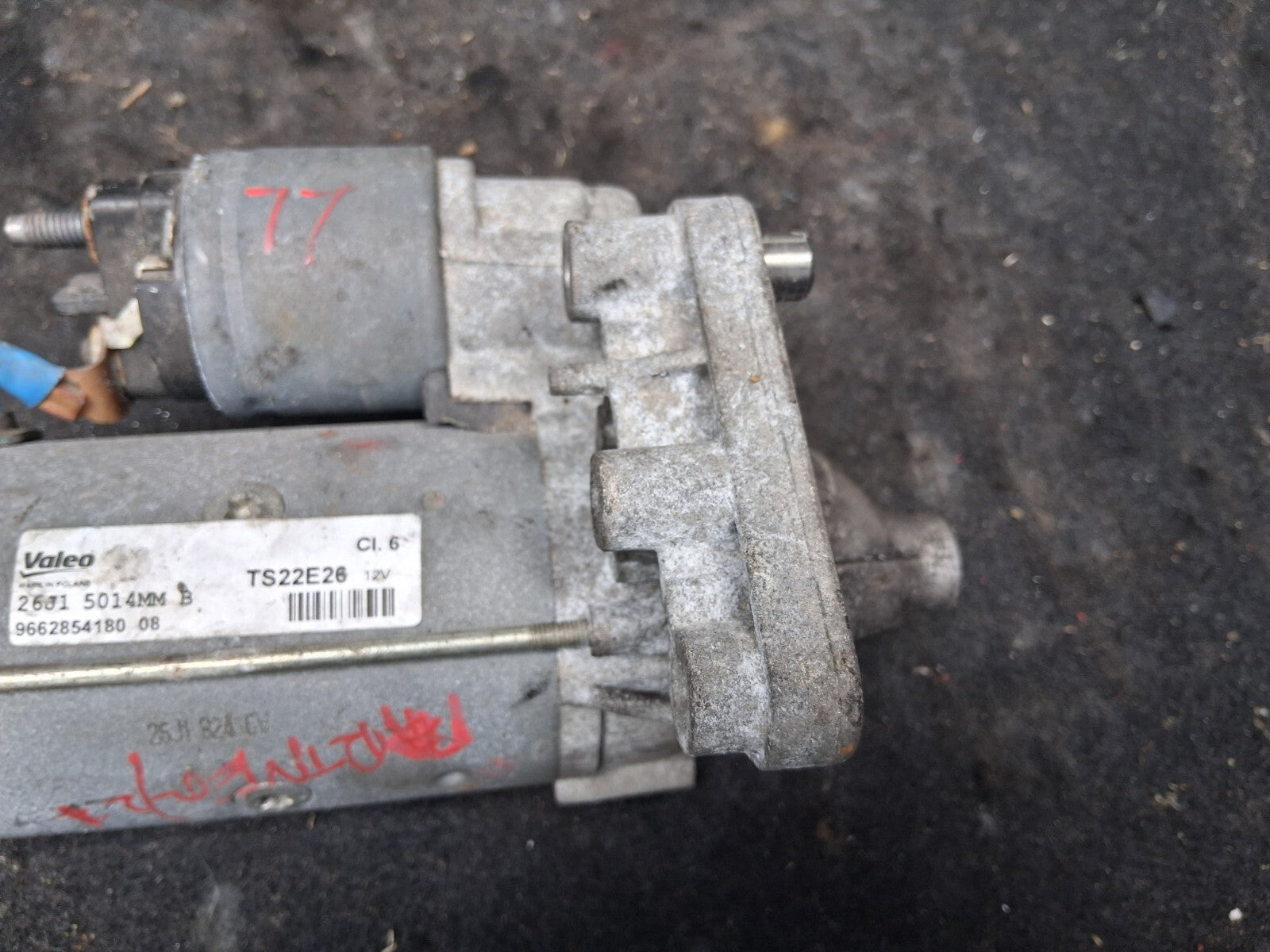 2021 PEUGEOT PARTNER K9 MK3 1.5 DIESEL STARTER MOTOR 9662854180
