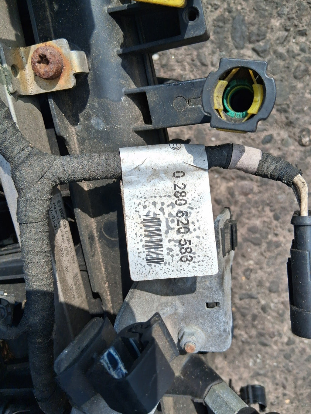 2015 ALFA ROMEO MITO 1.4 PETROL AIRINTAKE MANIFOLD FUEL INJECTOR LOOM 0280620583