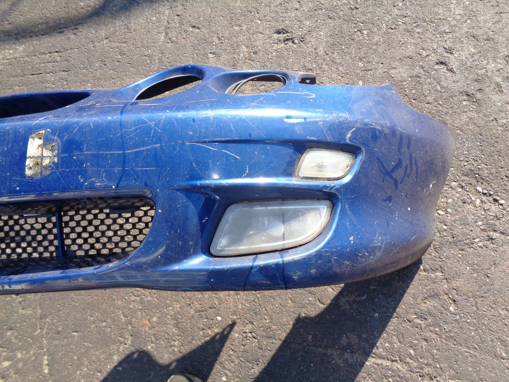 HYUNDAI COUPE BLUE FRONT BUMPER WITH FOG LIGHTS AND INDICATORS 1999 -2000 MK1