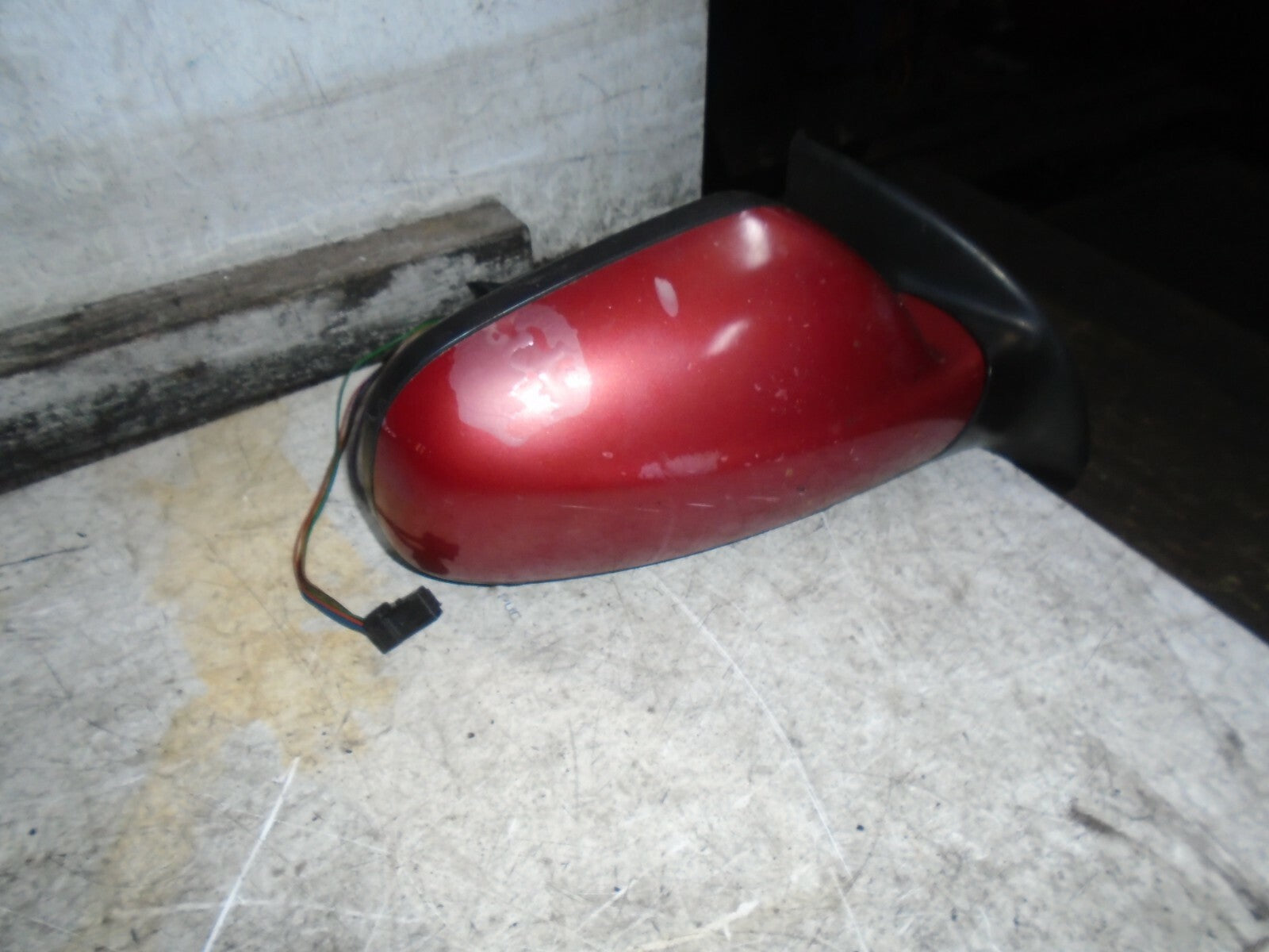 PEUGEOT 307 2006 OSF DRIVER SIDE FRONT ELECTRIC WING MIRROR RED