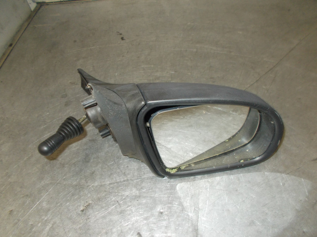 VAUXHALL CORSA B 1993-2000 OS DRIVER SIDE MANUAL WING MIRROR BLACK