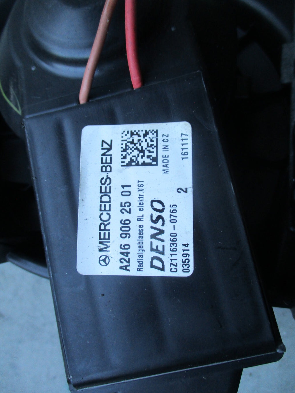 2023 MERCEDES CLA C118 HEATER BLOWER FAN MOTOR & RESISTOR A2229060303
